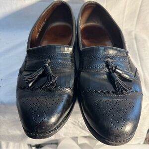 Allen Edmond Bridgeton Men's Shoes Size 12 D Black Tassel Loafer
